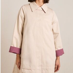 DAMSON MADDER- Mercedes Bow reversible trench